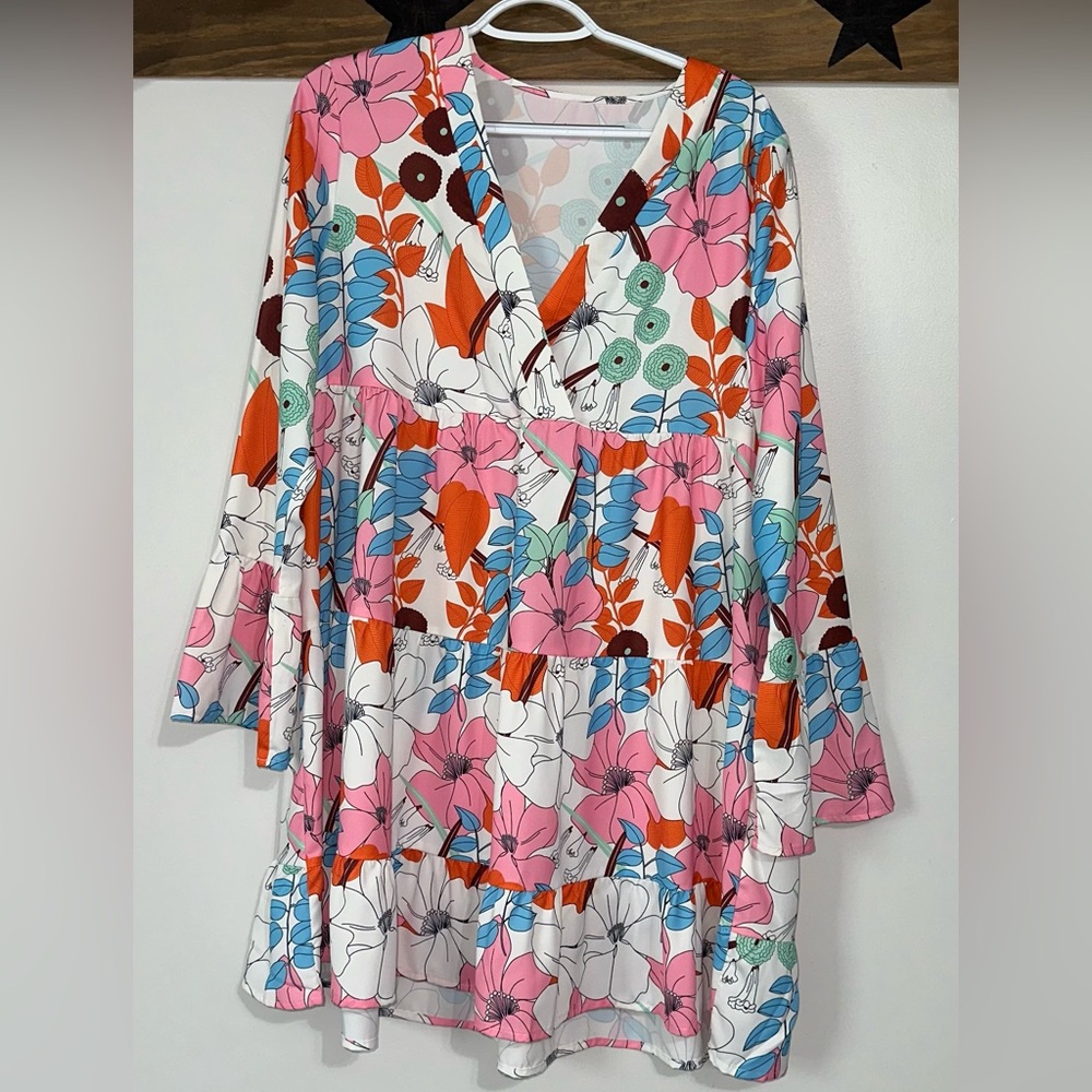 Boutique Floral Flowy Dress